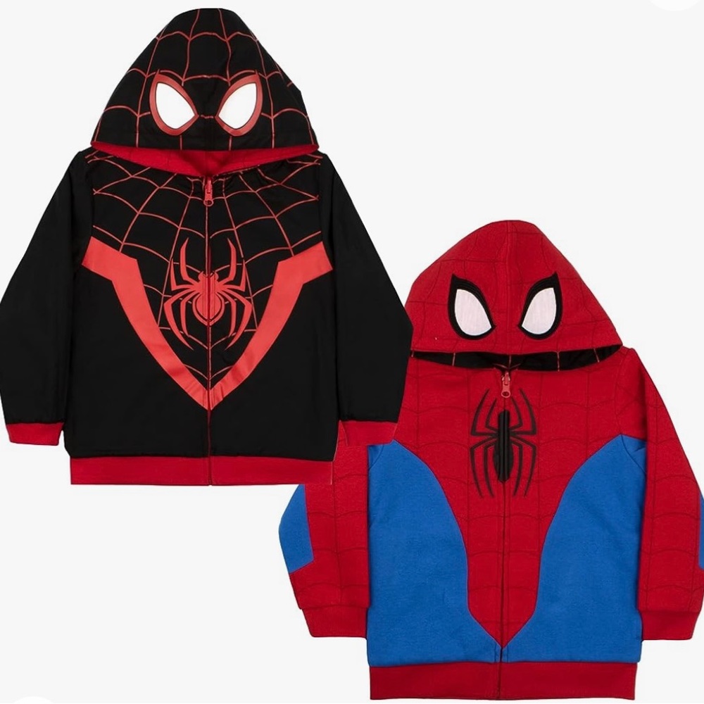 Marvel Spider-Man Black and Red Kids Hoodie Set